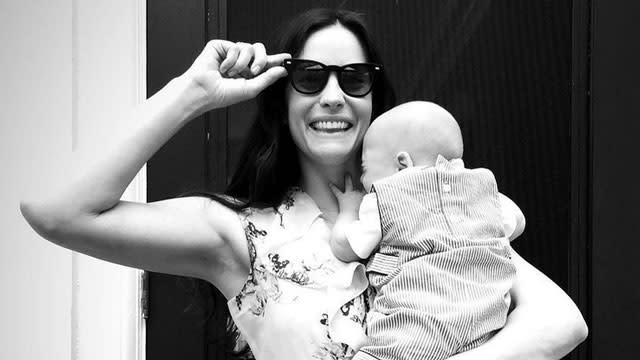 Baby photos don't get much cuter than these! Liv Tyler introduced the world to her newborn son on Monday, sharing a few of the most adorable pics ever! <strong>WATCH: Hollywood's Wildest Celebrity Baby Names! </strong> "Our beautiful baby boy," Tyler captioned one of the cute pics. "6 months old [and] so so sooooo in love and grateful." <strong>PHOTOS: Stars Share Pics of Their Cute Kids </strong> Little Sailor Gene Gardner, who Tyler and her boyfriend David Gardner welcomed in February, is the actress' second child. Tyler is also the mother of 10-year-old Milo William Langdon, from her previous marriage to musician Royston Langdon. Gardner is the father of his 7-year-old son Grey from a previous relationship as well. <strong>WATCH: They're Having a Baby! The Greatest Celeb Pregnancy Announcements </strong> Tyler and Gardner first announced they were expecting in September. Before introducing the world to Sailor, the 38-year-old actress introduced him to her <em>The Leftovers </em>co-stars Justin Theroux and Margaret Qualley, who showered the little baby with love. <strong>NEWS: Justin Theroux Kisses Liv Tyler's Baby and It's So Adorable! </strong> For a look at some other expectant celeb moms who are set to give birth this summer, check out the video blow.