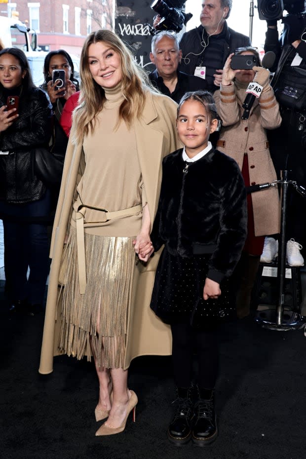 <p><a href="https://www.gettyimages.com/detail/news-photo/ellen-pompeo-and-sienna-pompeo-ivery-attend-the-michael-news-photo/1466461569?phrase=ellen%2520pompeo&adppopup=true" rel="nofollow noopener" target="_blank" data-ylk="slk:Jamie McCarthy/Getty Images for Michael Kors;elm:context_link;itc:0;sec:content-canvas" class="link ">Jamie McCarthy/Getty Images for Michael Kors</a></p>