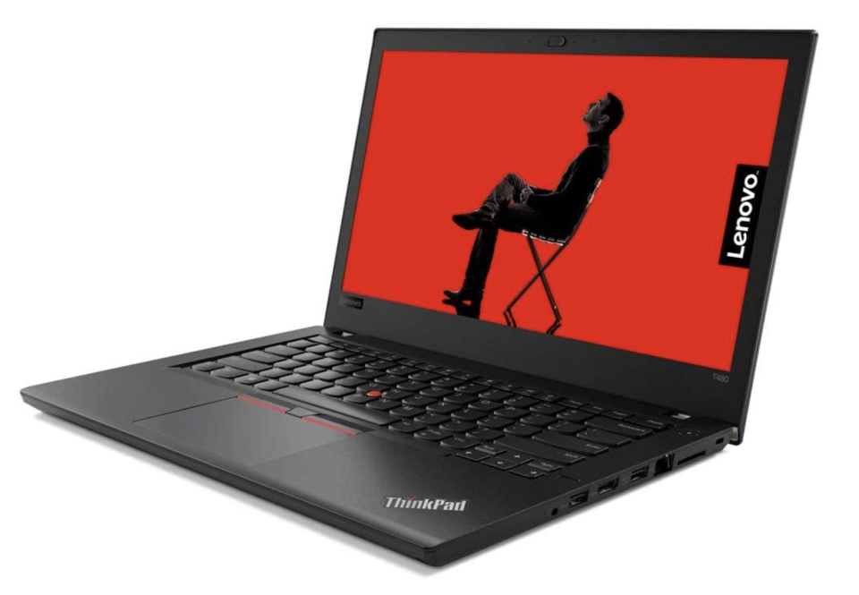 Lenovo ThinkPad T480 14-inch HD Business Laptop (photo via Amazon)