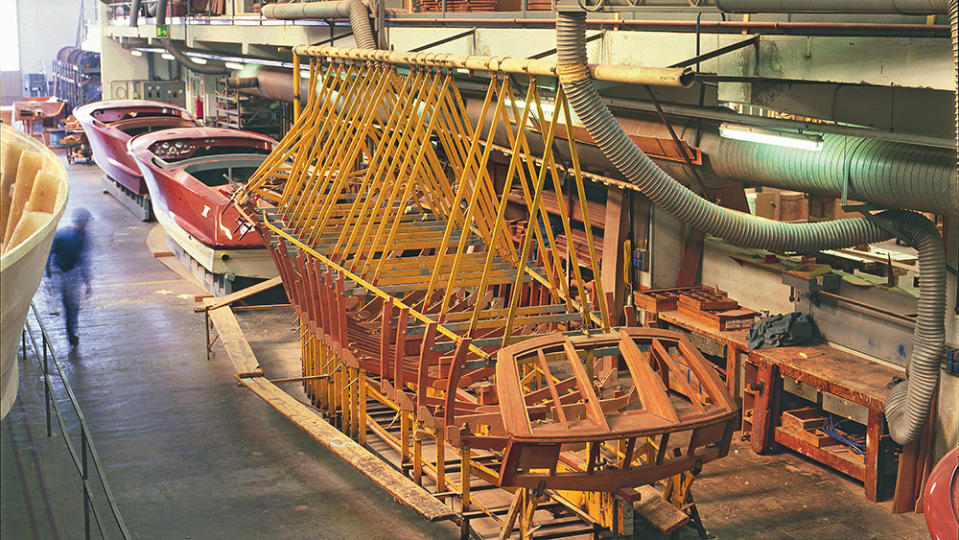 Beginning stages of Riva Aquarama build