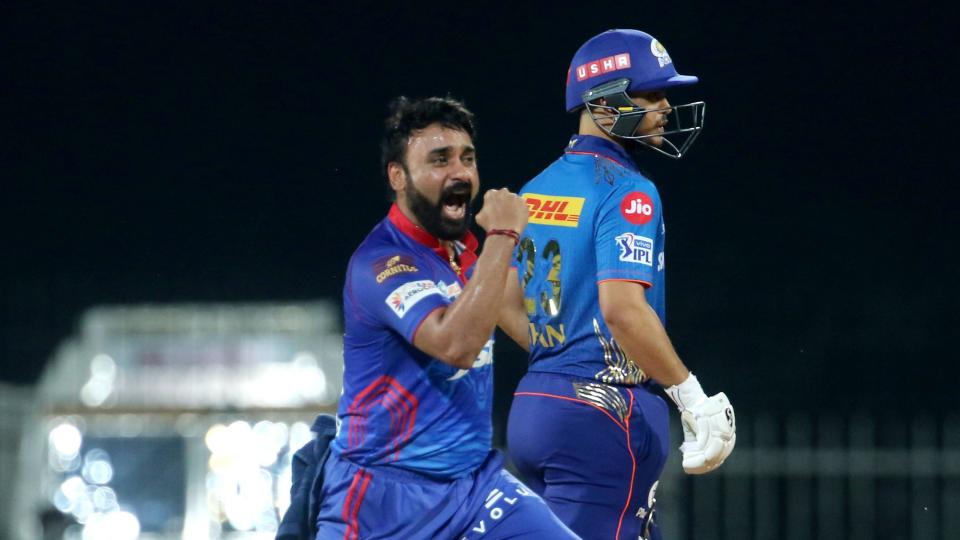 Defending champions Mumbai Indians were restricted to 137/9 by Delhi Capitals with the help of Amit Mishra’s 4 wickets.