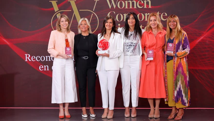 Mujeres premiadas por WCD por su rol en el ámbito empresarial