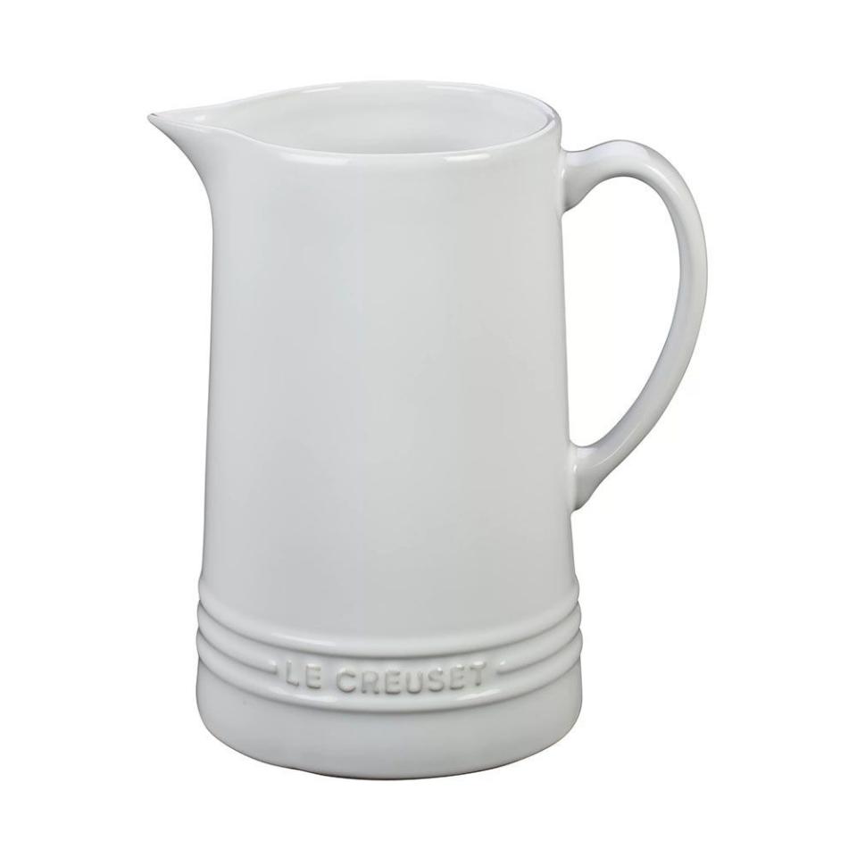 3) Le Creuset Stoneware Pitcher