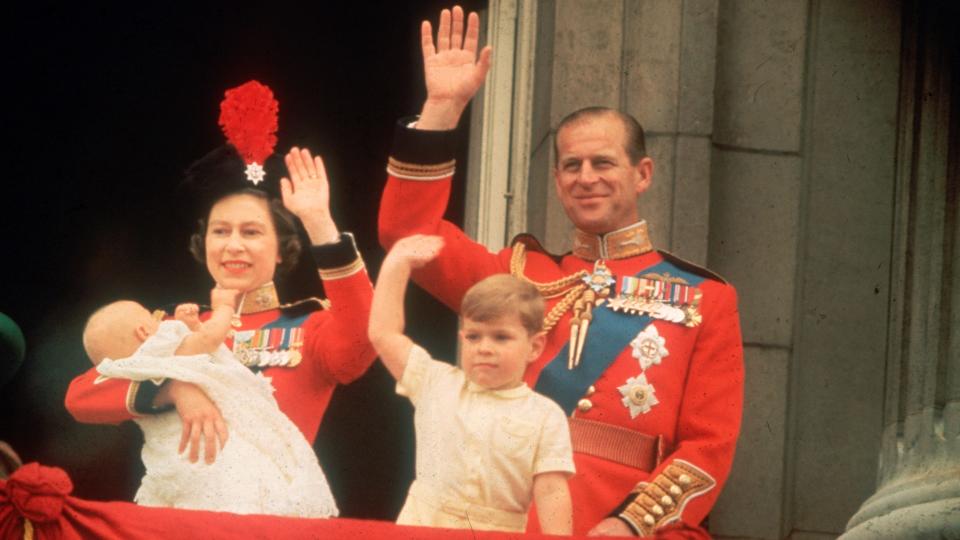 The late Queen welcomed two of her children there