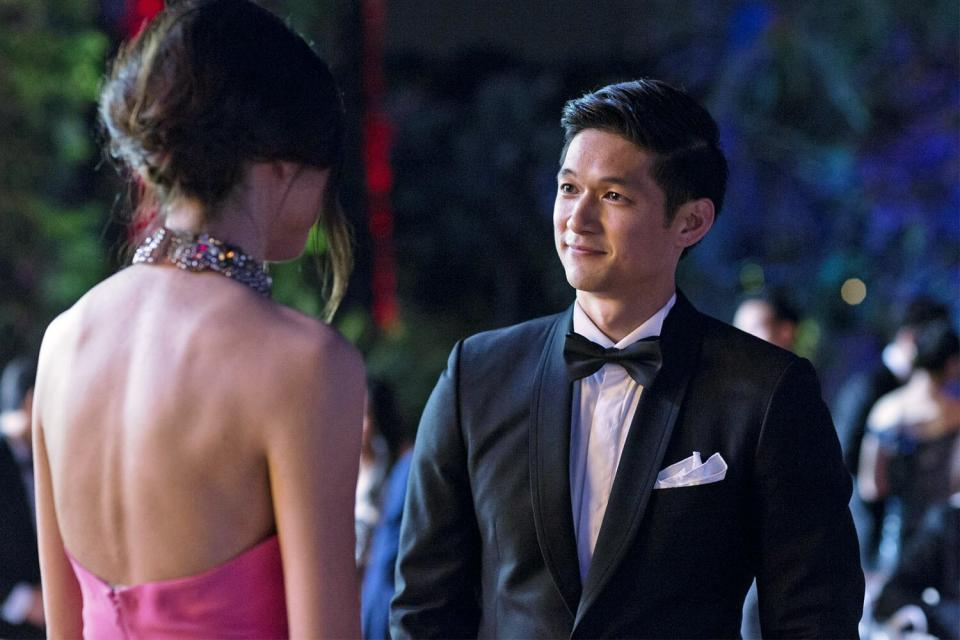 CRAZY RICH ASIANS Pictured: Gemma Chan (Astrid Leong) HArry Shum jr.