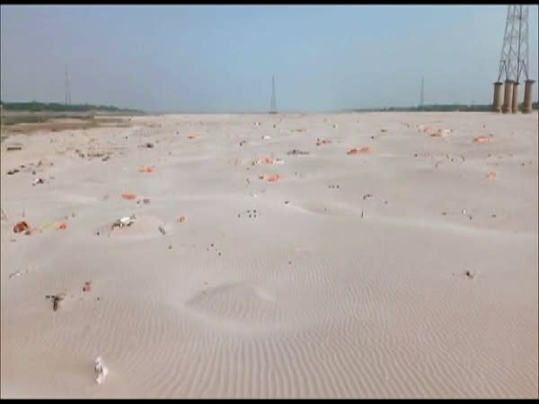 Visuals from the banks of river Ganga. (Photo/ANI)