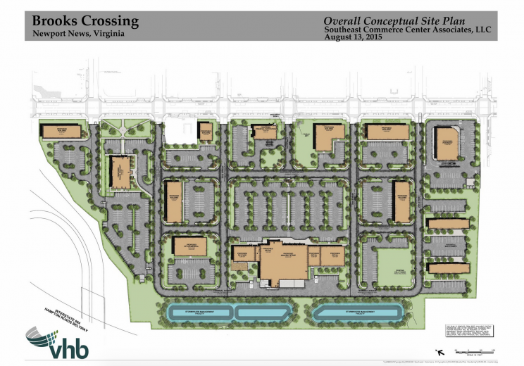 The full Brooks Crossing plan. (Courtesy Newport News)