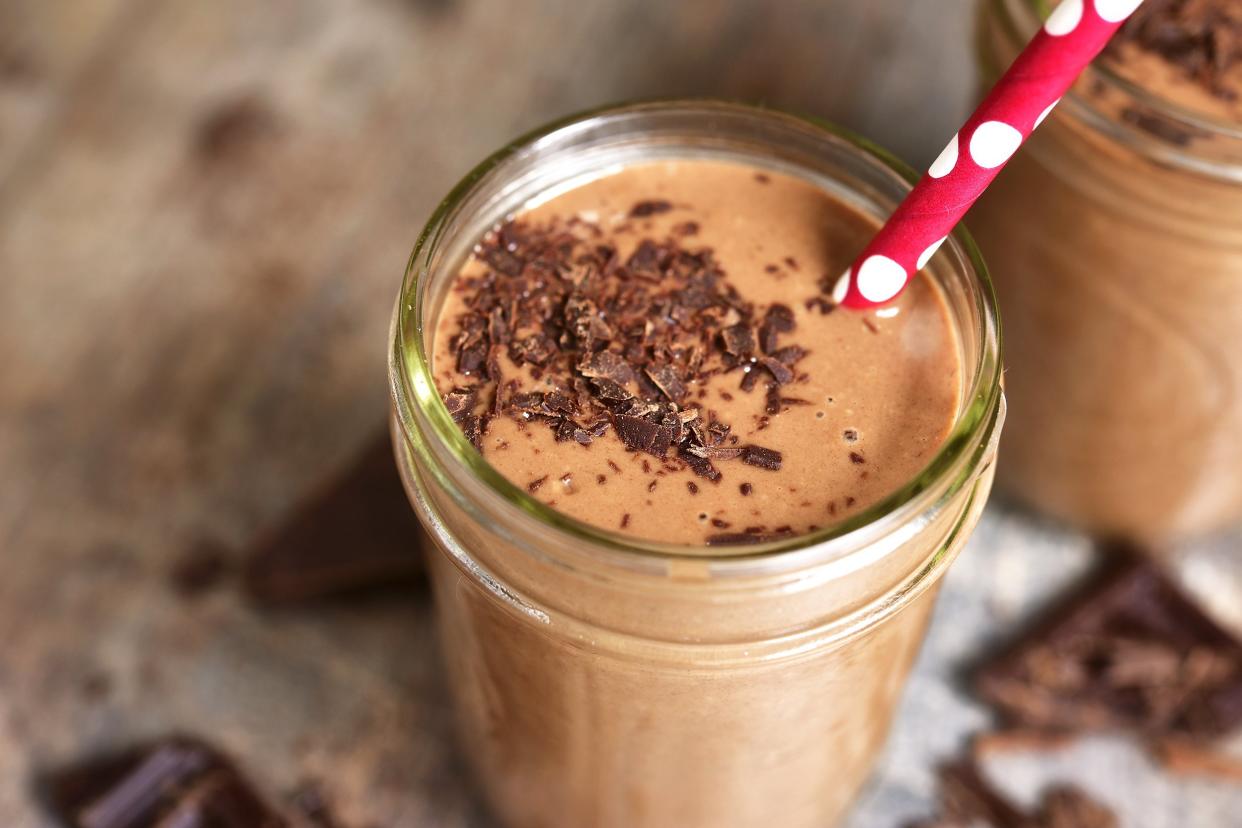 Chocolate Peanut Butter Oatmeal Smoothie