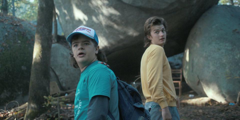 Gaten Matarazzo, Joe Keery, Stranger Things, Season 4