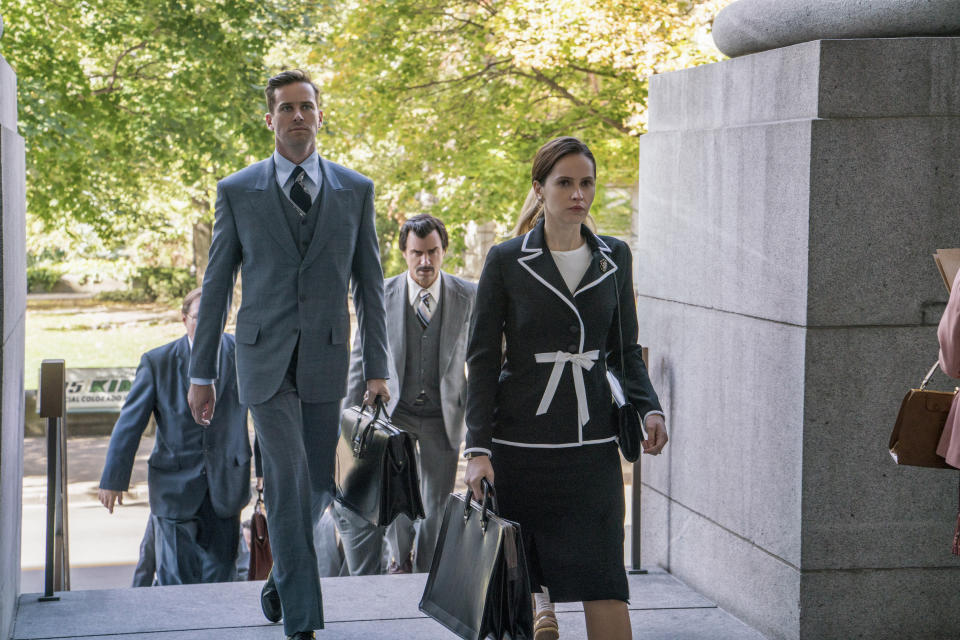 Felicity Jones as Ruth Bader Ginsburg in 'RBG'<span class="copyright">Jonathan Wenk—Focus Features</span>