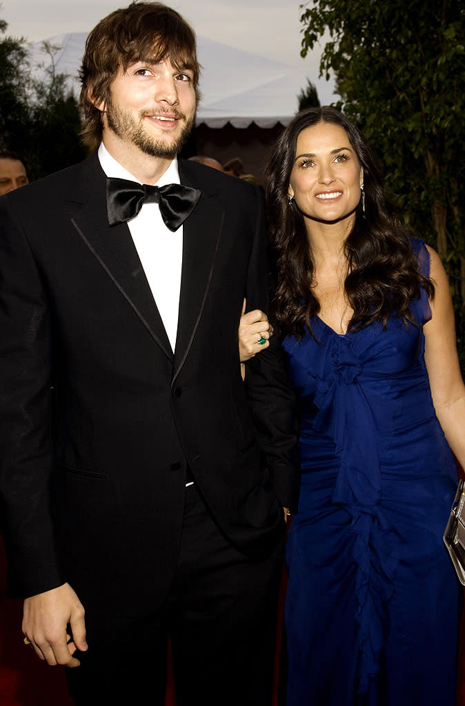 Ashton Kutcher and Demi Moore