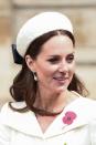<p> Combining a structured hat with soft flicky waves makes for a beautiful combination. Worn at Westminster Abbey for the Service Of Commemoration and Thanksgiving at the ANZAC day services in 2022, this style is both refined and tasteful - a perfect source of inspiration for formal event hair looks. </p>
