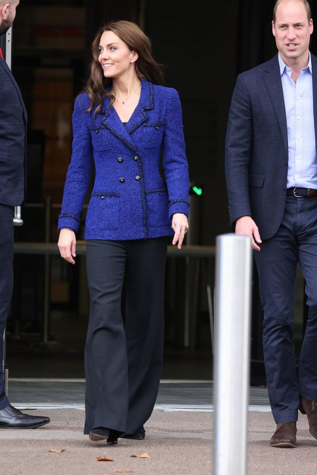 Kate Middleton's Vintage Chanel 1995 Blue Tweed Jacket