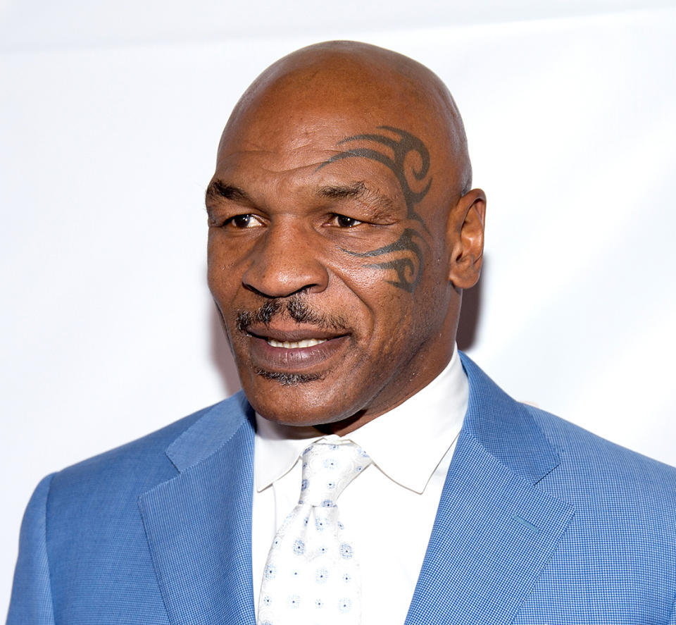 Mike Tyson and his famous face tattoo in 2016. (Photo: Tara Ziemba/Getty Images)