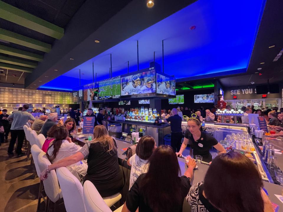 Hundreds of people get a sneak peek at the new Dave & Buster's at The River in Rancho Mirage on Thursday, Sept. 14, 2023.