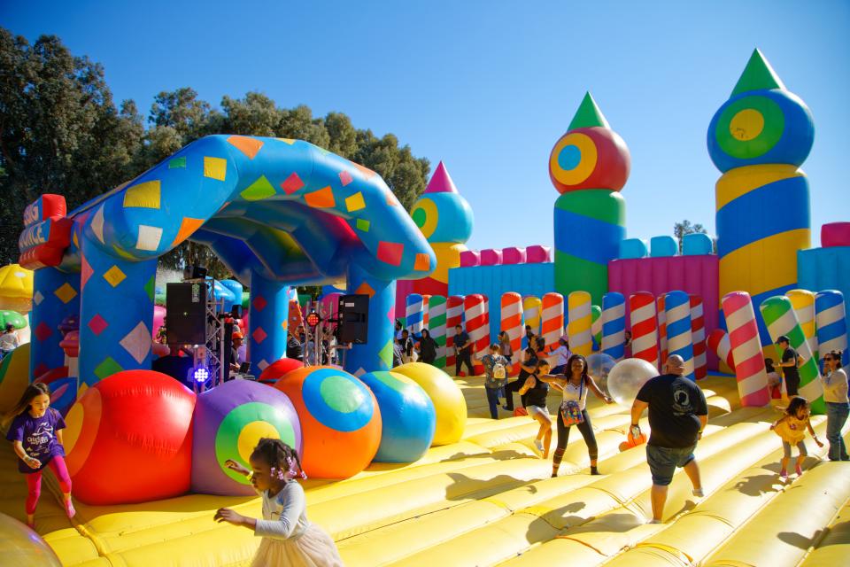 Whether you're a child or an adult find some seriously good fun at The World's Largest Bounce House and eight other inflatable attractions this weekend and next at John Prince Park in Lake Worth Beach.