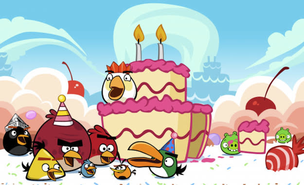 Angry Birds celebrates its third birthday with a new update and cake -  Droid Gamers