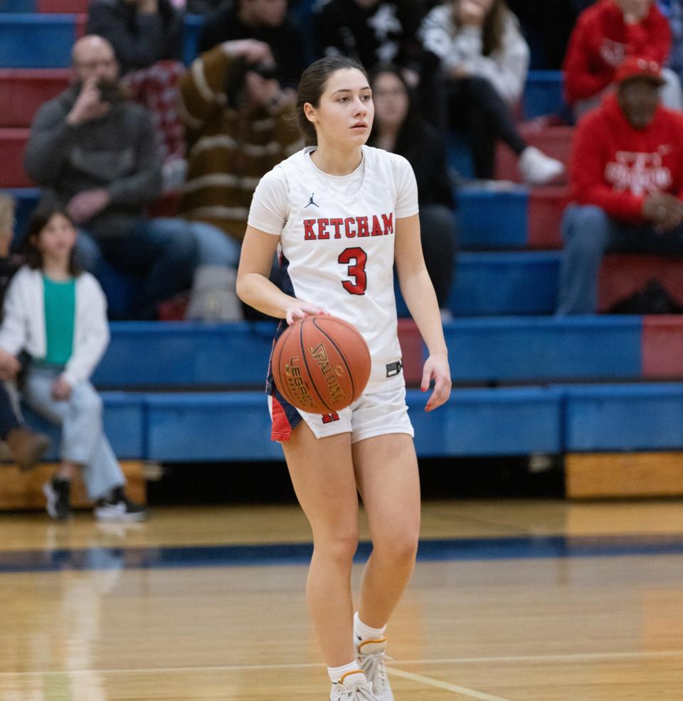 Ketcham senior Jules Belmonte is among the leaders of the girls basketball team that entered the Section 1 Class AAA playoffs seeded first in 2024.