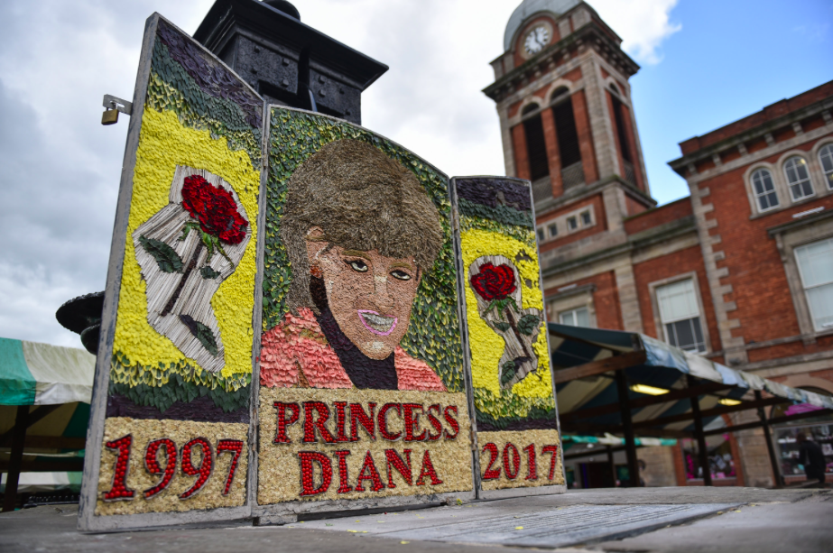 <em>The Princess Diana memorial was set up as a tribute to mark the 20th anniversary of her death (SWNS)</em>