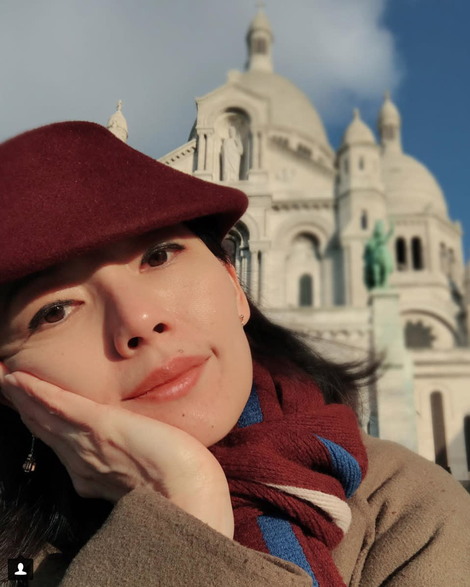 <p>Local actress Sharon Au hasn’t left Paris since fashion week in September and it looks like Au is set to stay in the city of love till 2018. (Photo: Sharon Au/ Instagram) </p>