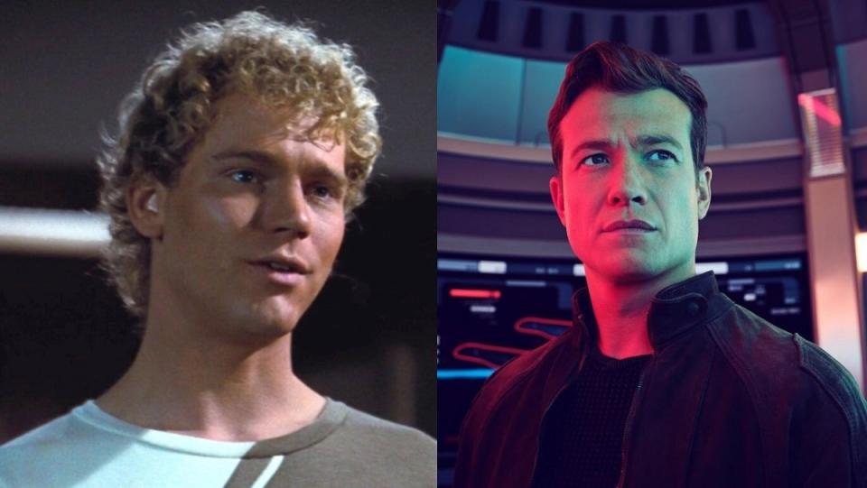 Captain Kirk's son David in Wrath of Khan, and Picard son Jack Crusher in Picard: Season 3.