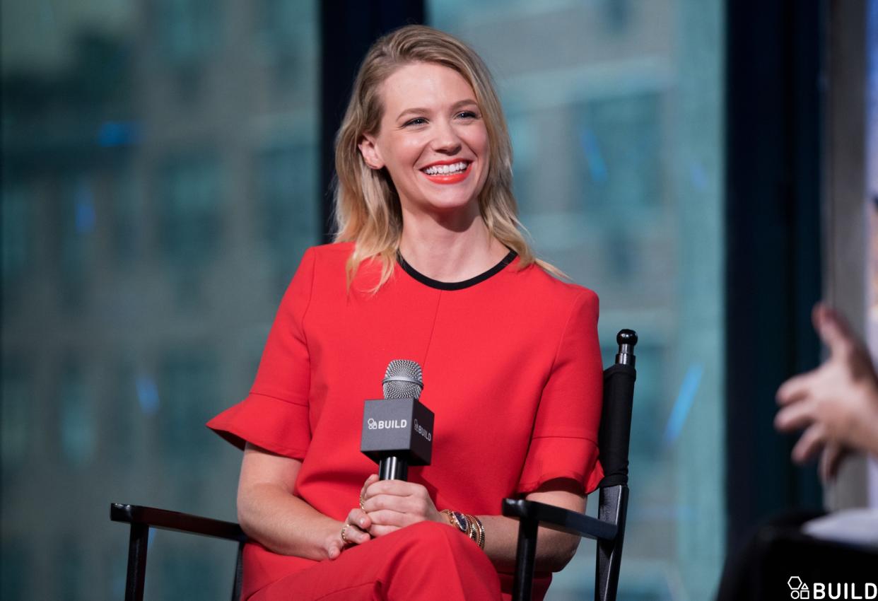 January Jones visits AOL Hq for Build on September 28 2016 in New York. Photos by Noam Galai