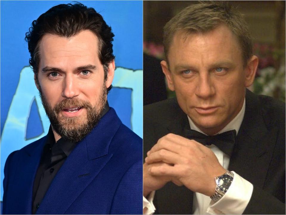 Henry Cavill (left) and Daniel Craig in ‘Casino Royale’ (Getty Images/MGM)