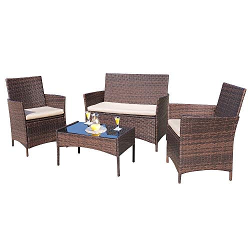 Homall 4 Pieces Outdoor Patio Furniture Sets (Amazon / Amazon)