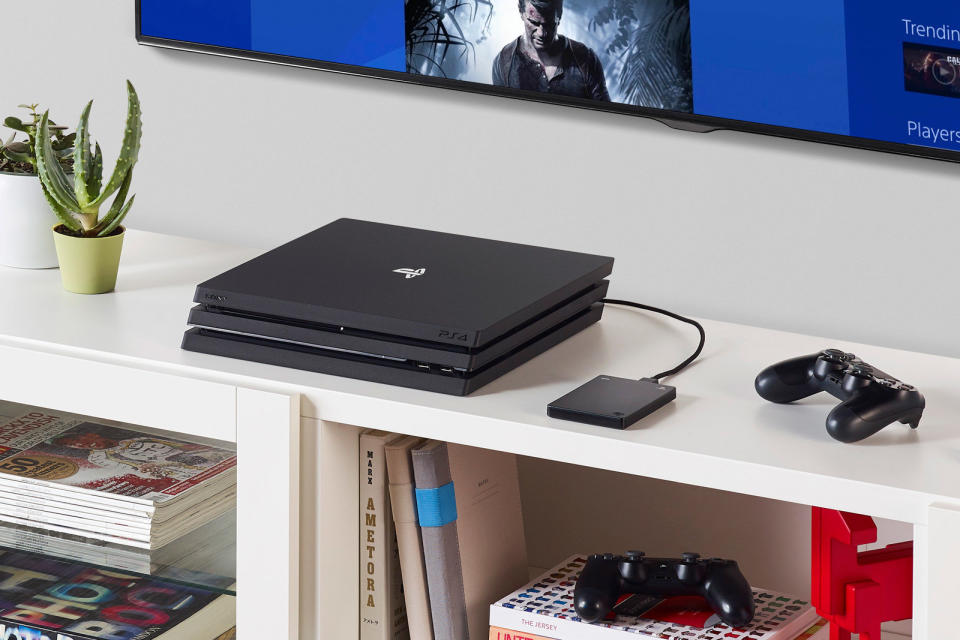 You've had the option of attaching external storage to the PS4 for a while. If