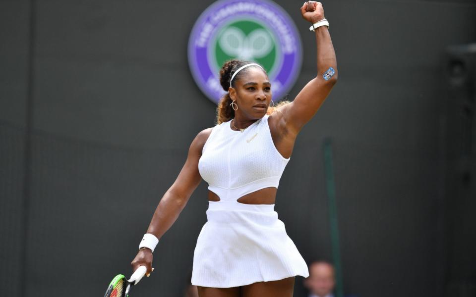 Serena Williams continued her unbeaten run against Carla Suarez Navarro - AFP