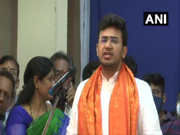 BJP MP, Tejashvi Surya (Photo ANI)