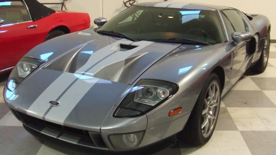 <p>For those who want to feel like Dale Earnhardt Jr. or Mario as he races down the Rainbow Road, a used 2005 Ford GT can be found at car auctions for a pretty steep price. In September 2019, this dazzling vehicle was auctioned off for $302,500.</p>