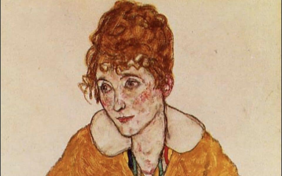 Portrait of the Artist's Wife, Egon Schiele, 1917. - Egon Schiele