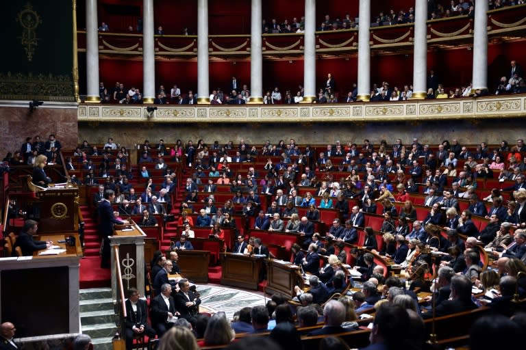 L'Assemblée nationale en séance, le 30 janvier 2024 à Paris (Emmanuel Dunand)