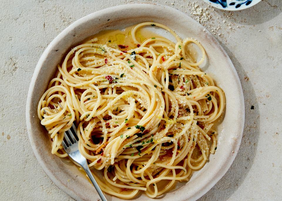 Whatever sauce is going on those noodles, slow-dried pasta will help it absorb more efficiently.