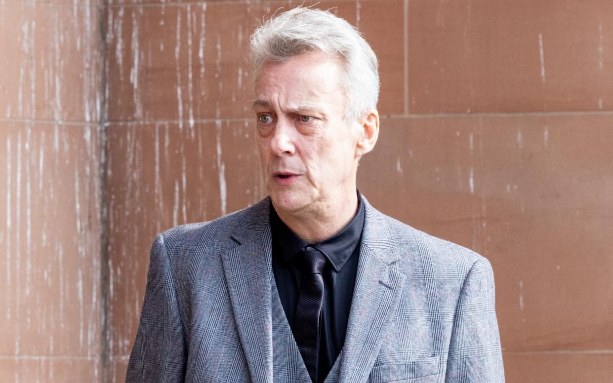 Stephen Tompkinson, who played a priest in Ballykissangel, arrives at Newcastle Crown Court - Andy Commins/Daily Mirror