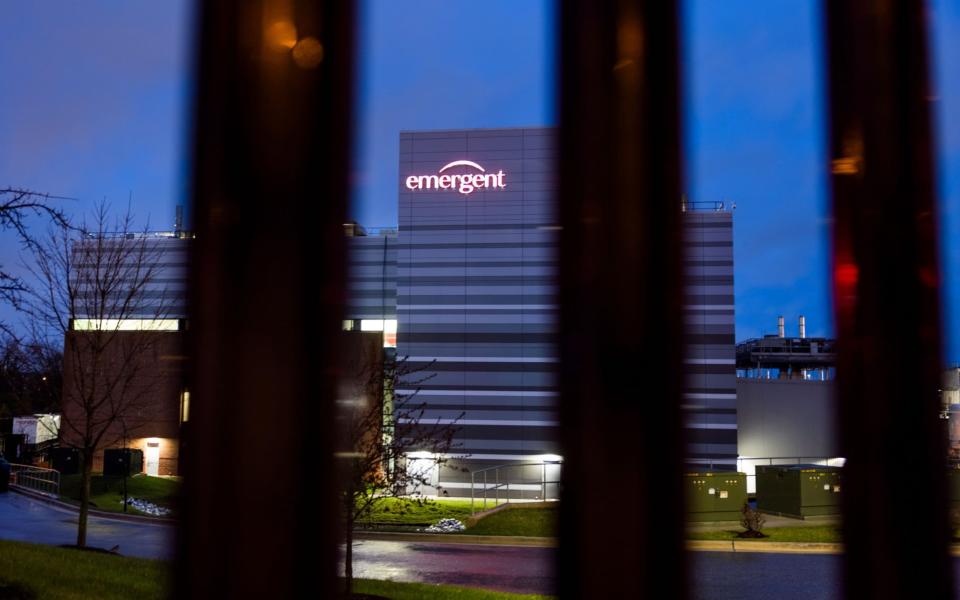 Emergent Biosolutions, where a mishap spoiled 15 million doses of Johnson & Johnson's COVID vaccine, in Baltimore, Maryland - JIM LO SCALZO/EPA-EFE/Shutterstock 