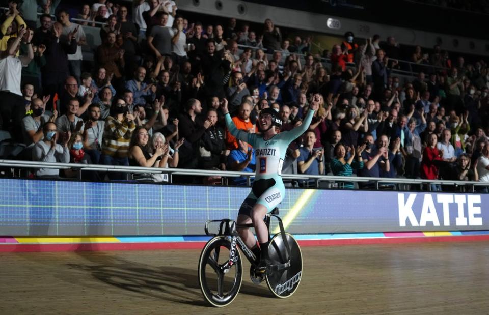 Katie Archibald took victory in the women’s elimination race to increase her overall lead (John Walton/PA) (PA Wire)