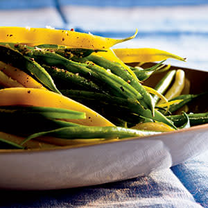 Herbed Green and Wax Beans