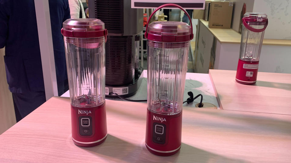 A SharkNinja blender on a table at the IFA trade show