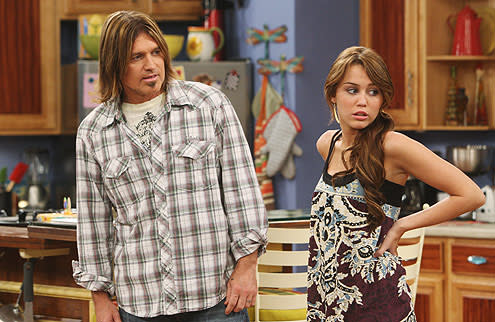 Billy Ray and Miley