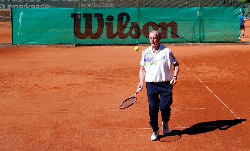 Reopening of tennis courts in Vienna