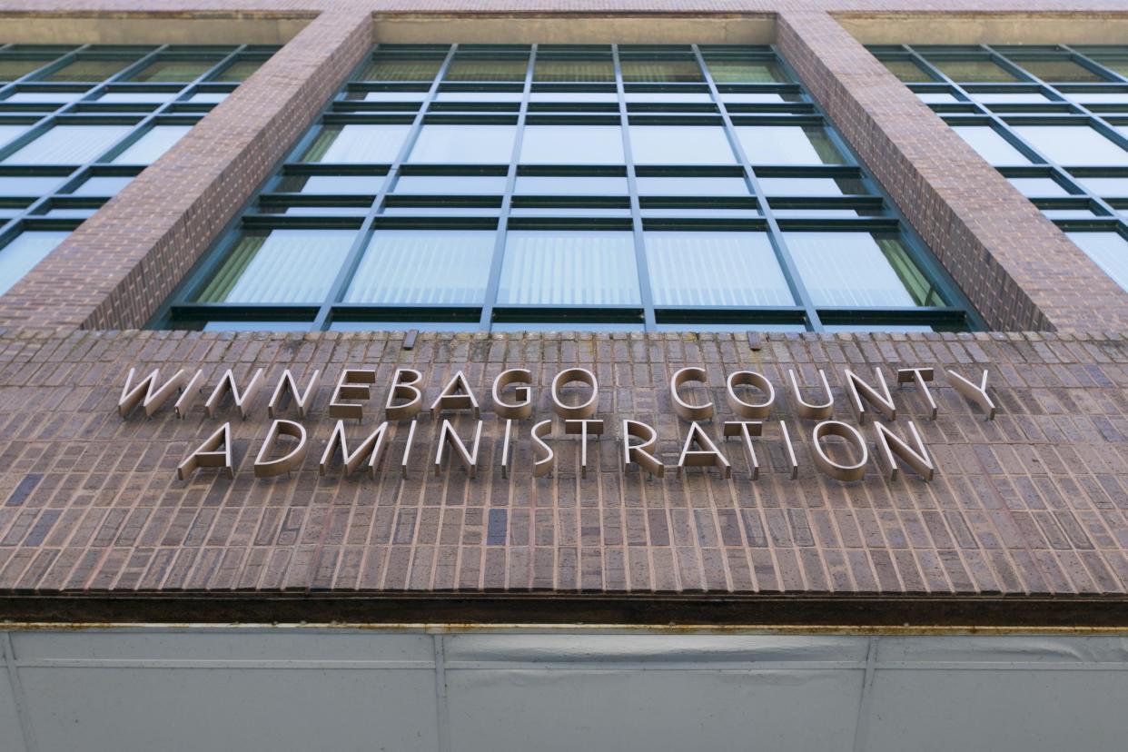The Winnebago County Administration building in Rockford.