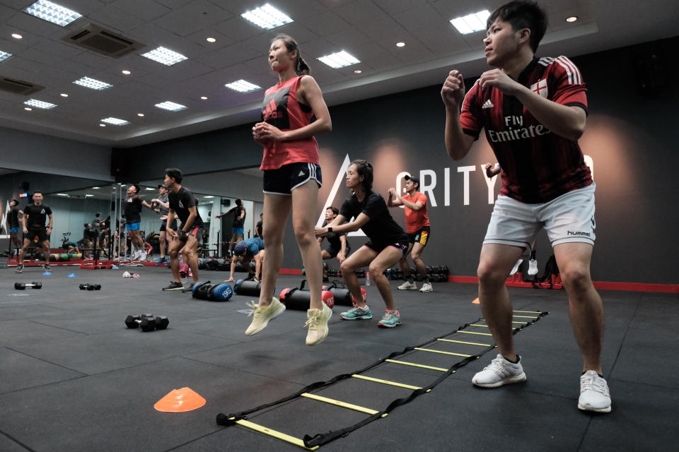 Grit Yard gym opened by ex-national athletes (PHOTO: Cheryl Tay)