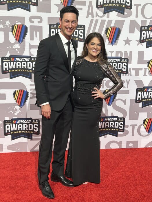 Awards - Joey Logano & wife Brittany.jpg