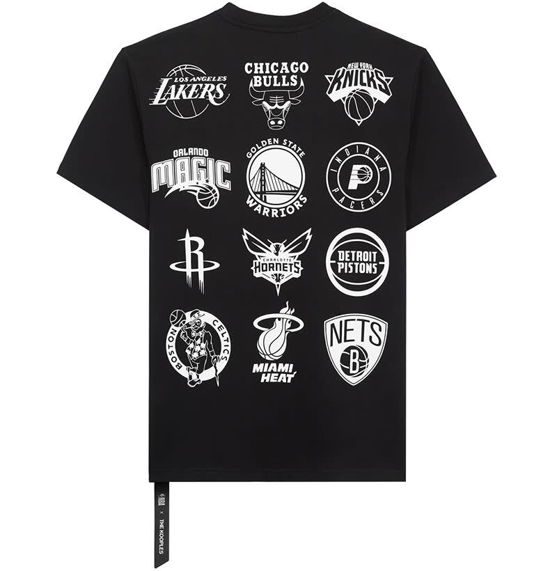 Multi-Logo Black T-Shirt