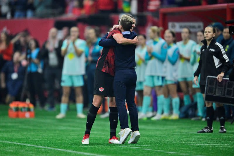 Canada's captain Christine Sinclair plays her final international game in Vancouver