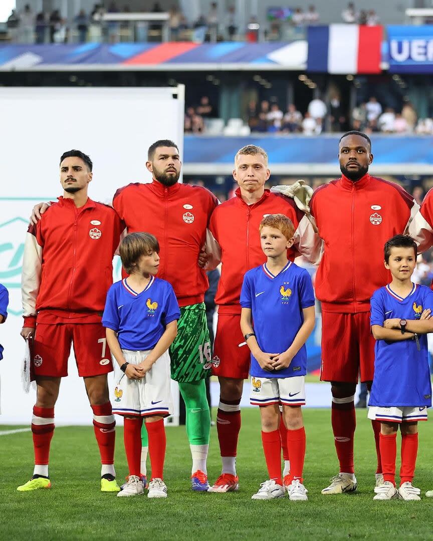 La selección de Canadá hizo un gran papel en el último amistoso frente a Francia, que terminó 0 a 0