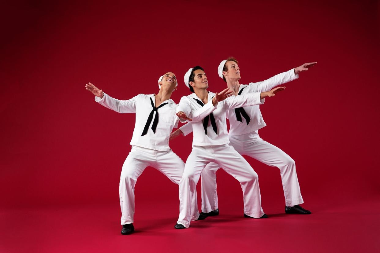 As part of its "Shorts" program, Oklahoma City Ballet will perform "Fancy Free," with choreography by the legendary Jerome Robbins and music by influential composer Leonard Bernstein, May 10-12, 2024, at Civic Center Music Hall.