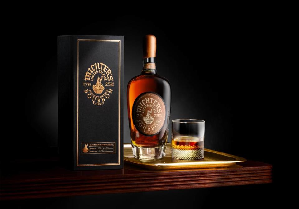 Michter’s 25 Year Bourbon is a 116.2-proof offering with a suggested retail price of $1,500 but you’ll be lucky to find it at that price. J SPRECHER